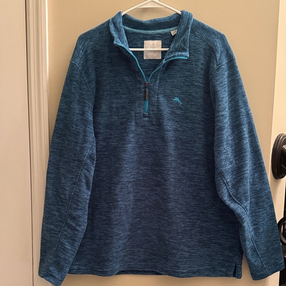 Tommy Bahama Teal Fleece Pullover